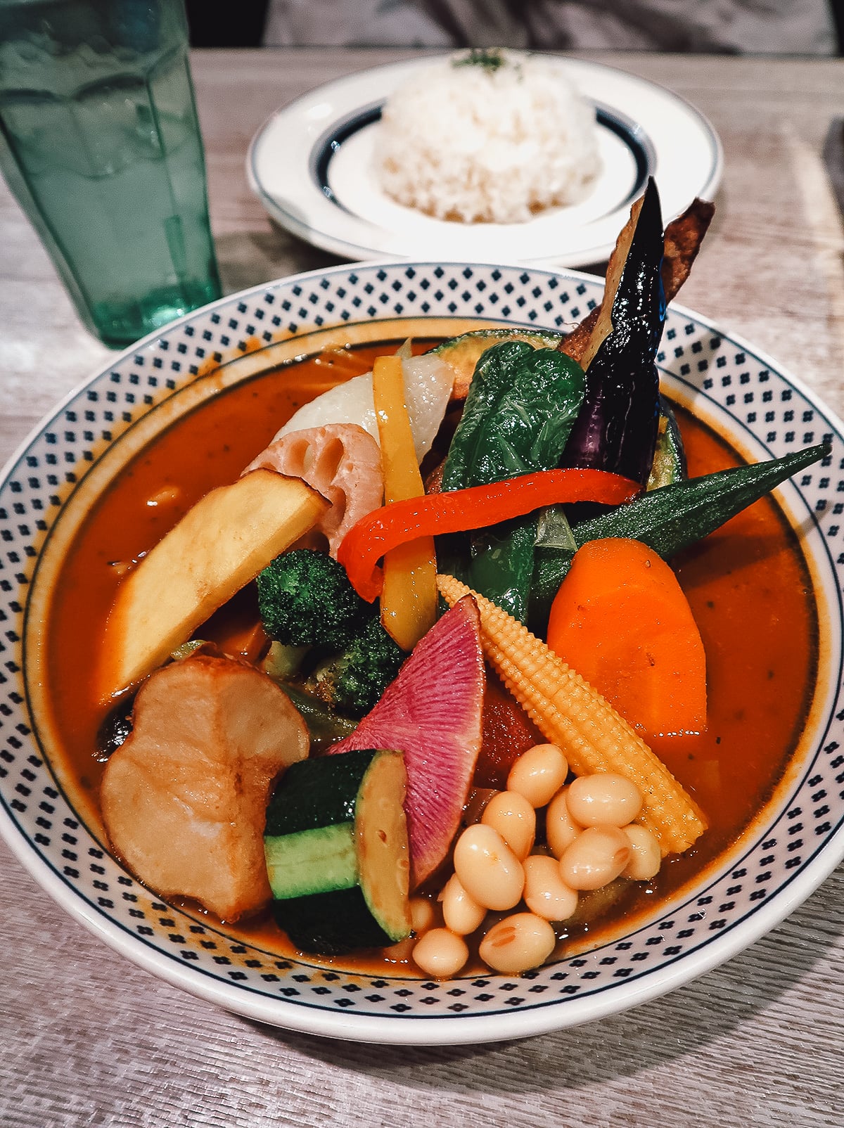 Vegan Restaurants in Tokyo, Japan Vegetable curry at Rojiura Curry Samurai