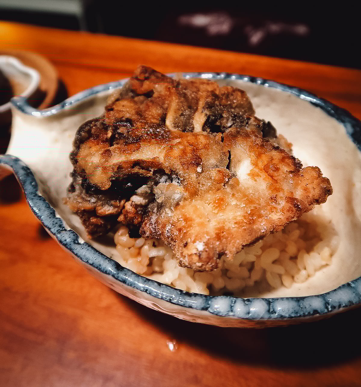 Veganic Monkey Magic maitake mushroom over rice