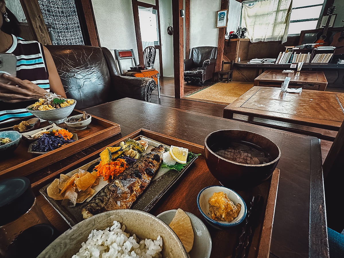 Where to Eat in Okinawa, Japan Inside Ameiro restaurant
