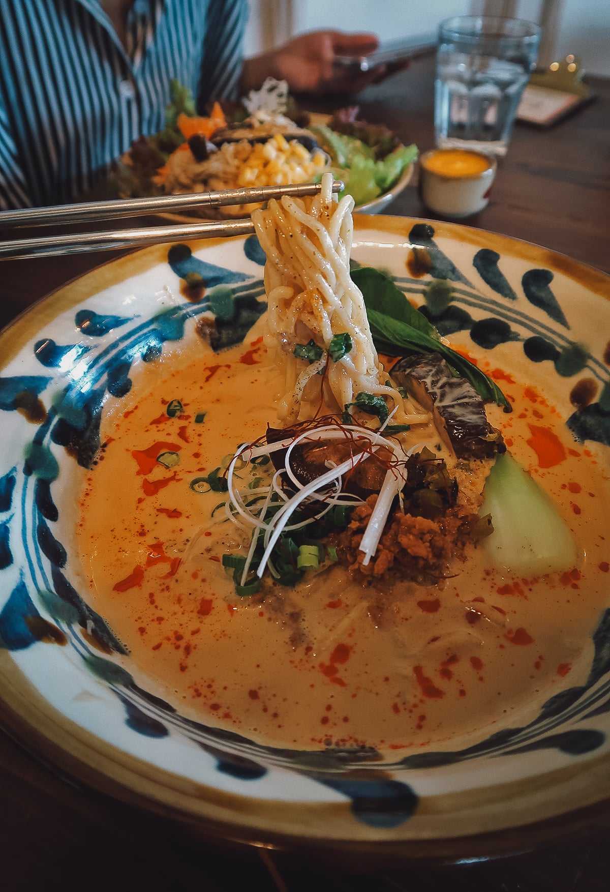 Where to Eat in Okinawa, Japan Ramen at a vegan restaurant in central Okinawa
