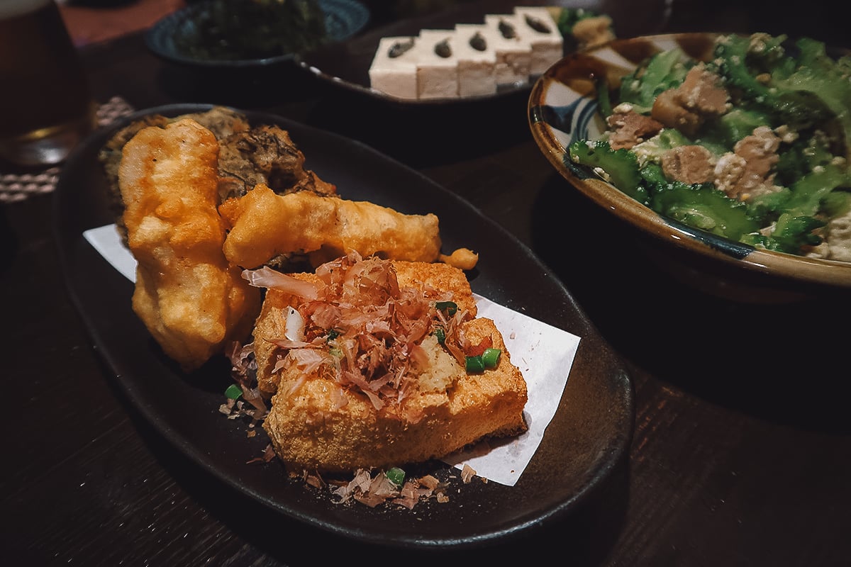Where to Eat in Okinawa, Japan Okinawan tempura at a restaurant in Naha