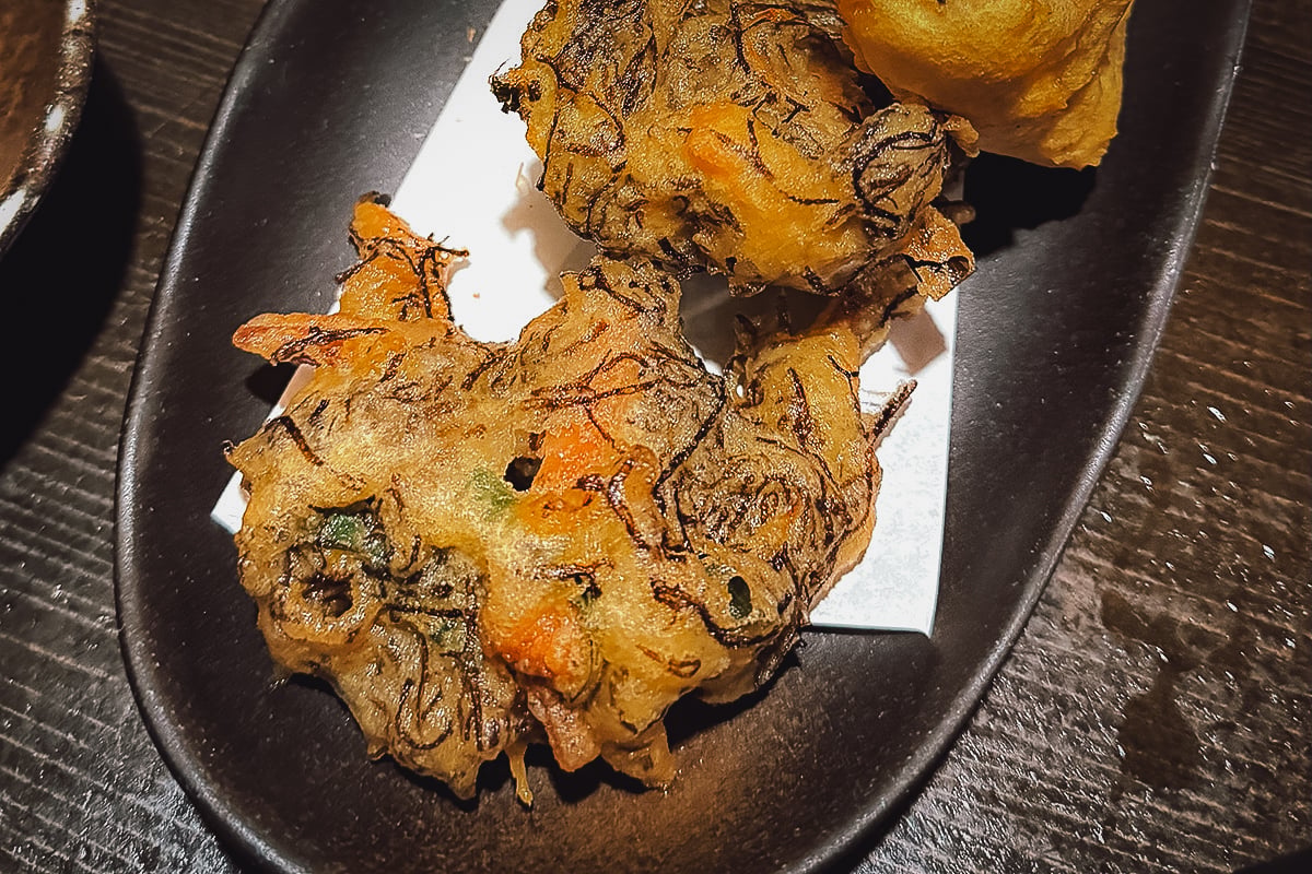 Mozuku tempura