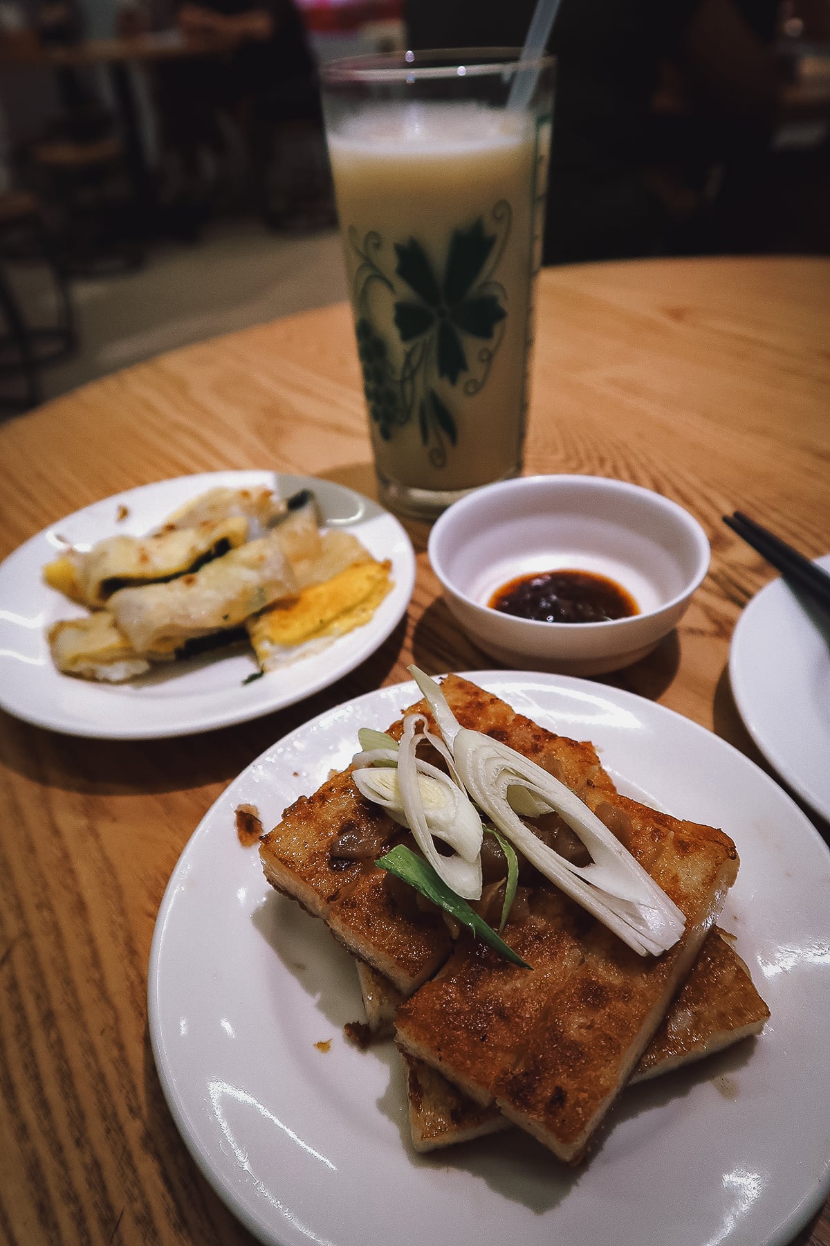 The Best Restaurants in Taipei Breakfast set at a restaurant in Taipei