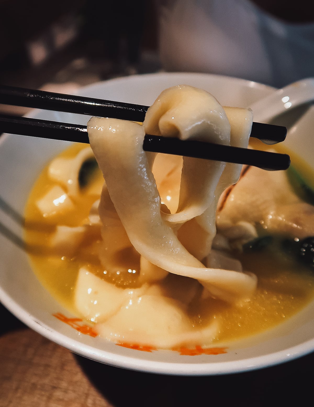 The Best Restaurants in Taipei Close-up of handmade noodles