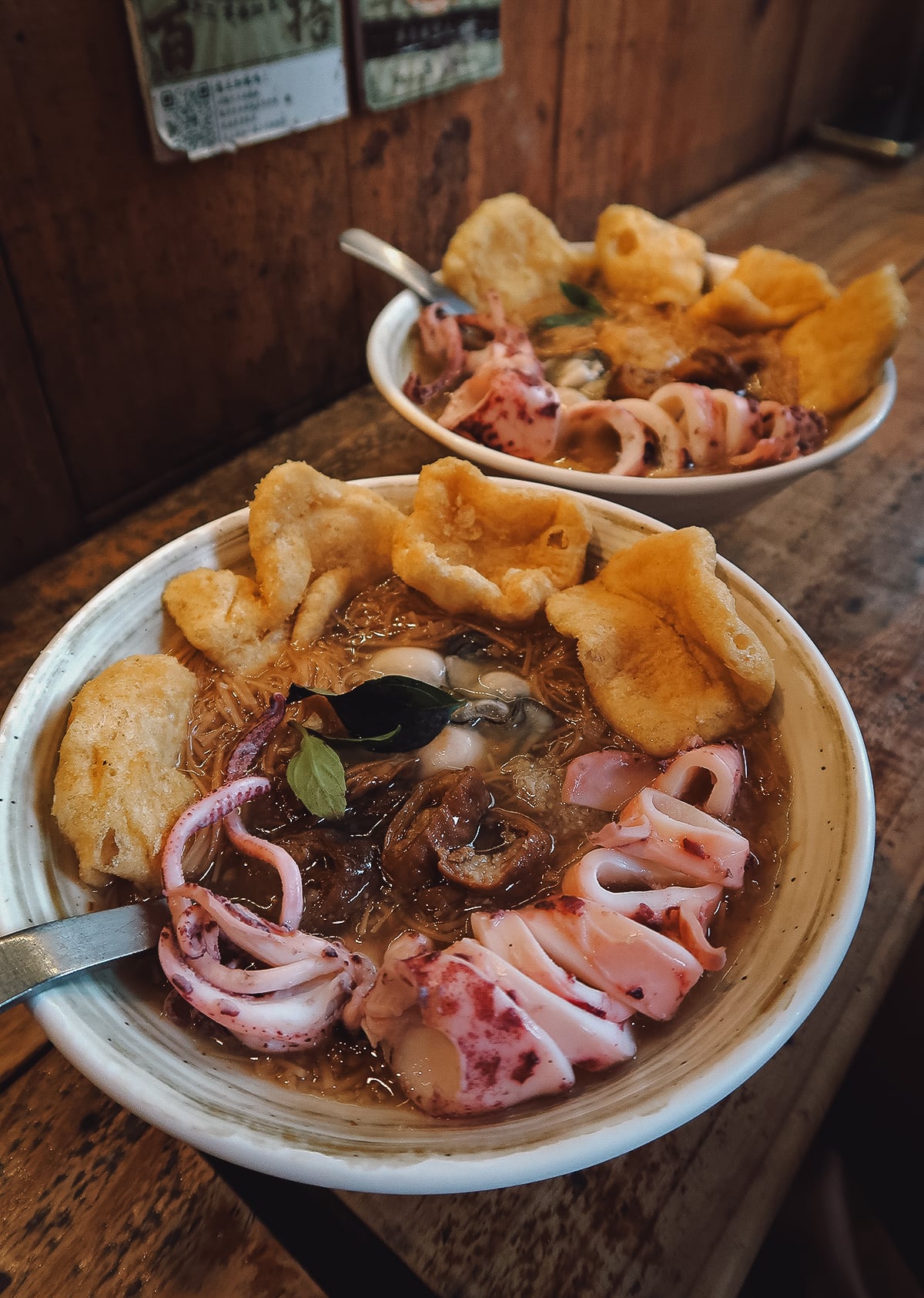The Best Restaurants in Taipei Mee sua bowl at a restaurant in Taipei