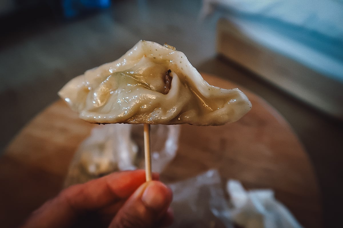 The Best Restaurants in Taipei Vegetarian dumpling from a restaurant in Taipei