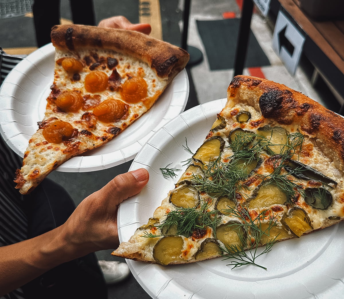 The Best Restaurants in Taipei Slices of pizza from a restaurant in Taipei