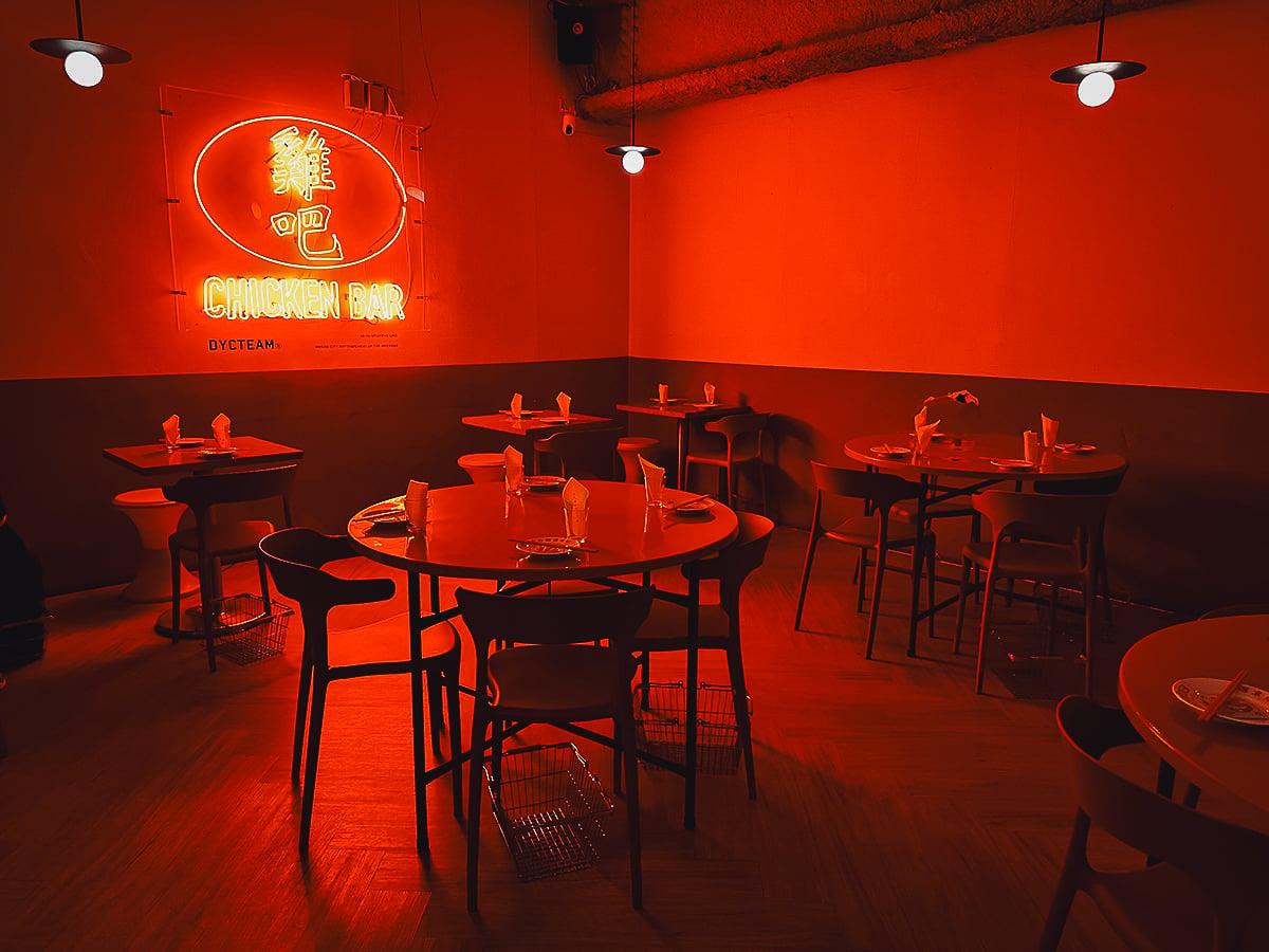 The Best Restaurants in Taipei Weekend Chicken Club interior
