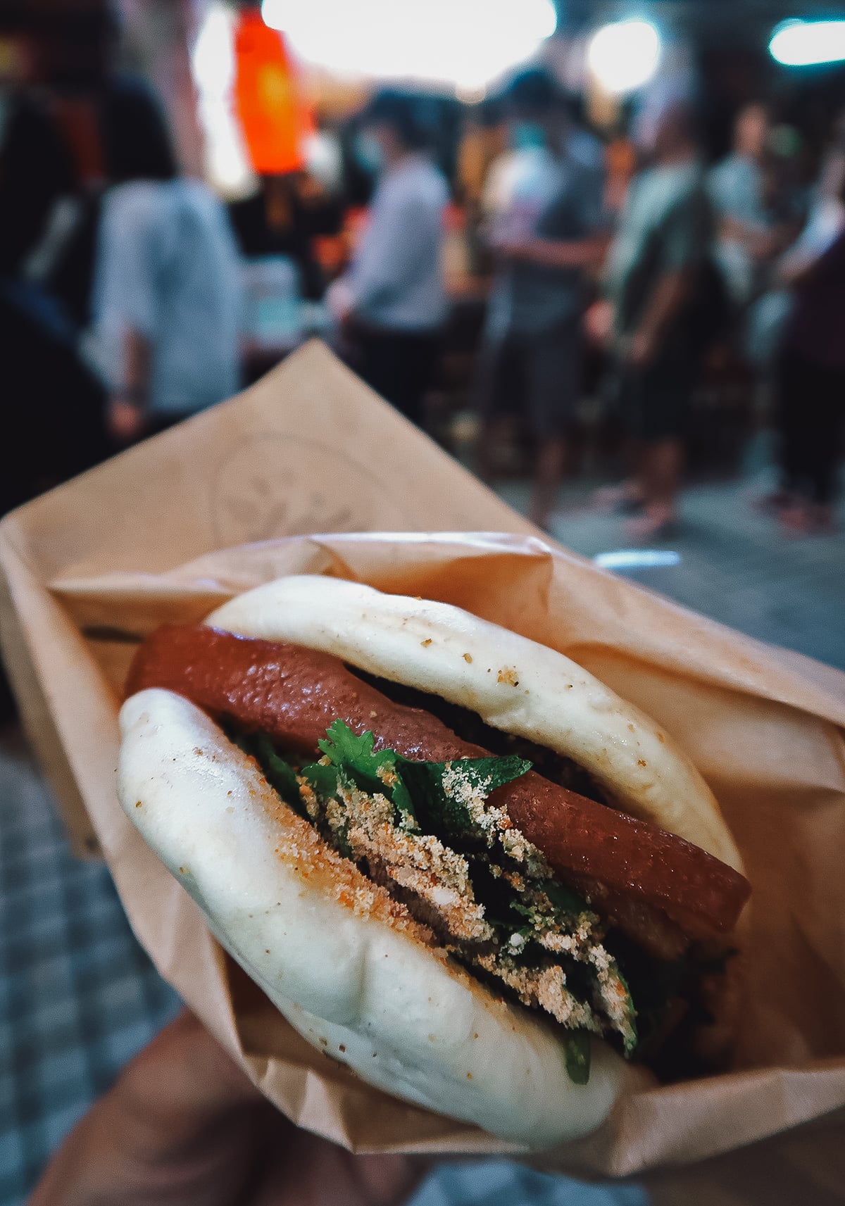 The Best Restaurants in Taipei Gua bao from a restaurant in Taipei