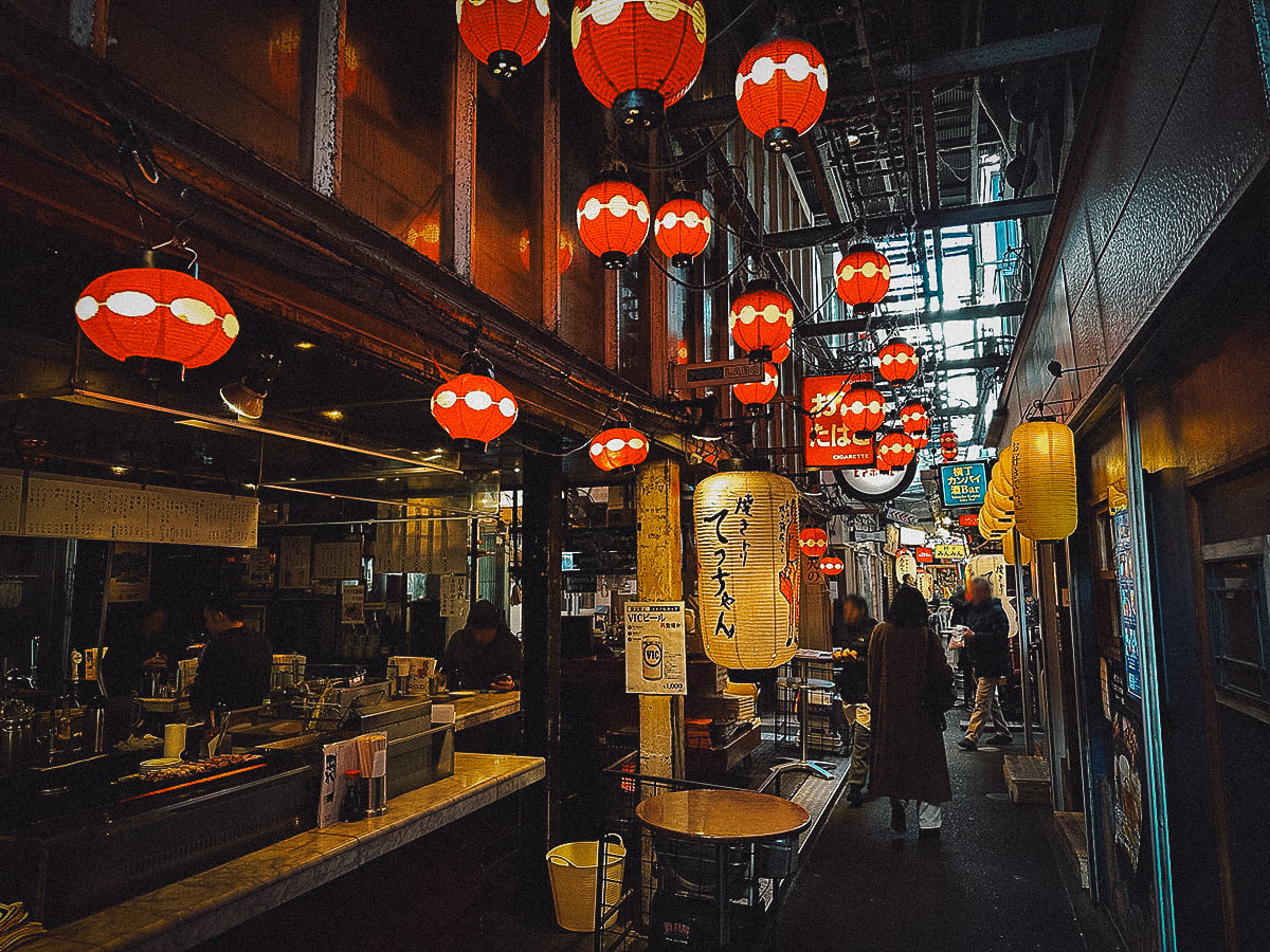 The Best Yokochos in Tokyo Lanterns at Harmonica Yokocho