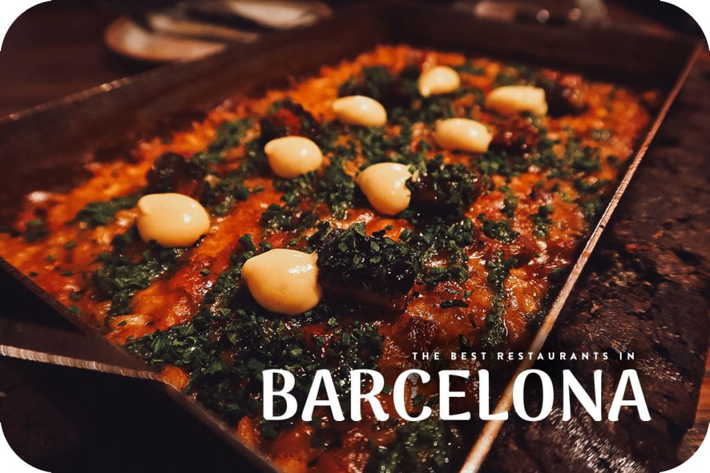 Gourmet dish in Barcelona