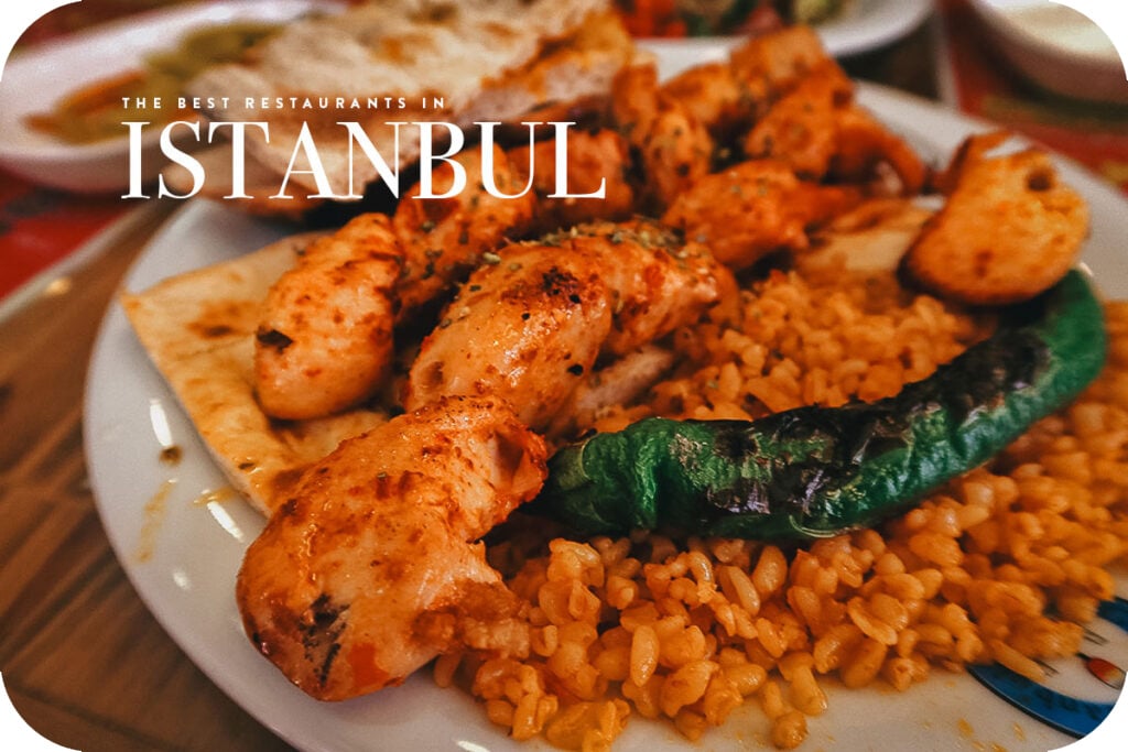 Kebab platter in Istanbul