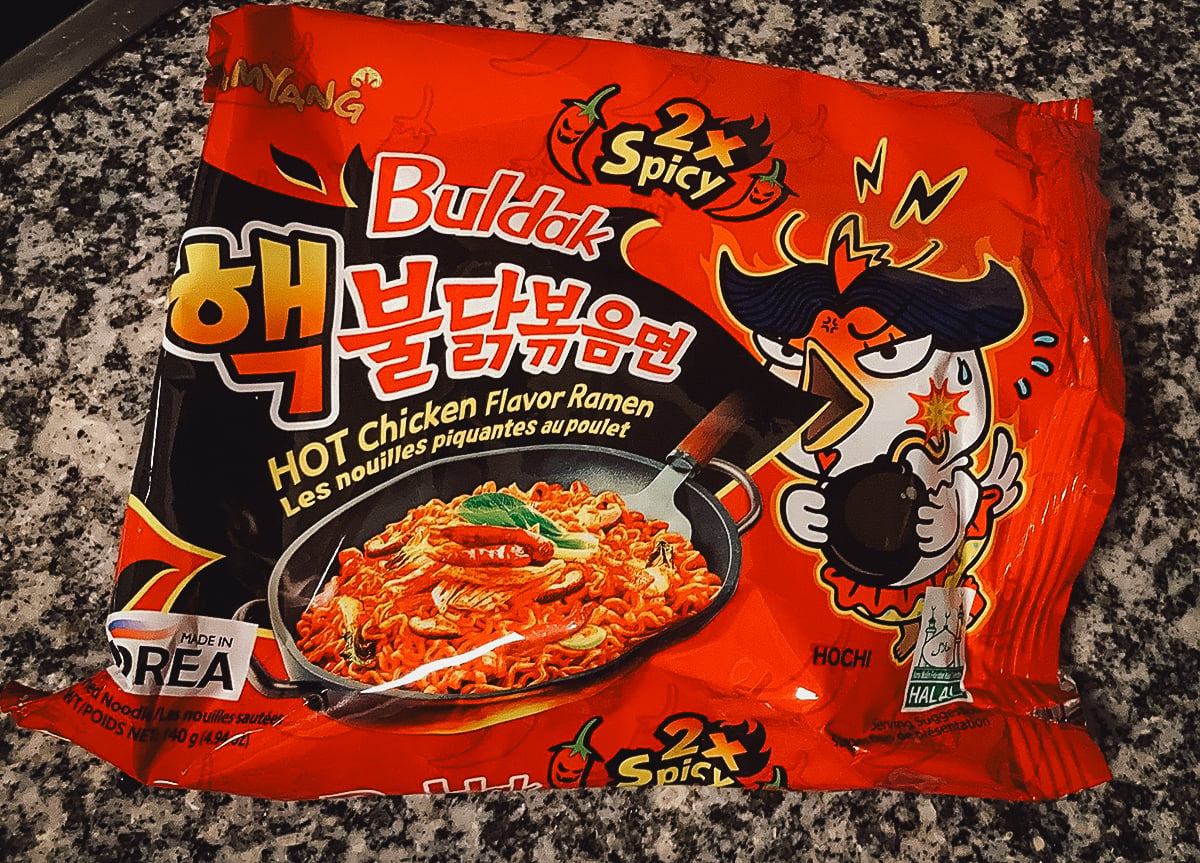 Sinchon and Hongdae Food Guide Buldak ramyeon
