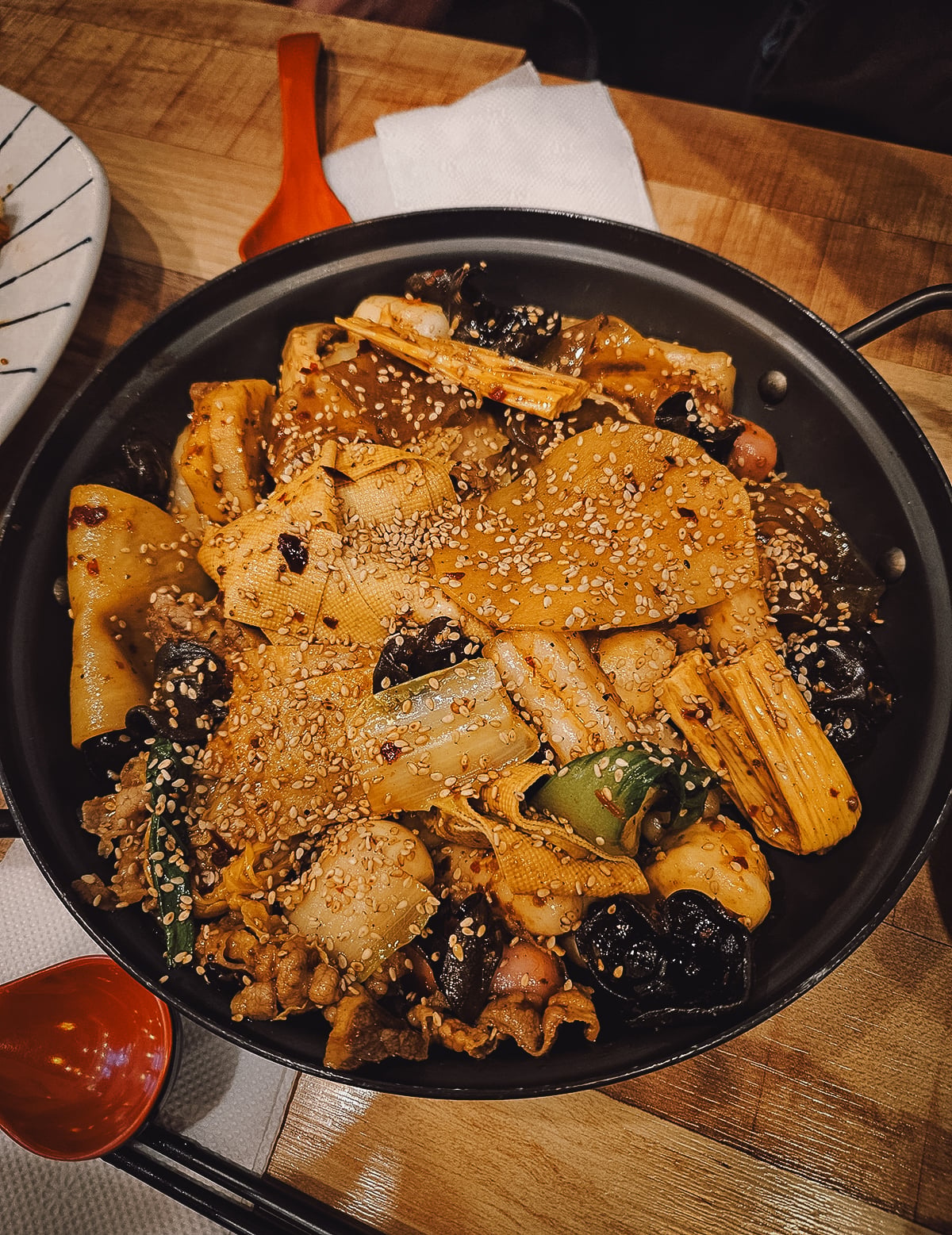 Sinchon and Hongdae Food Guide Mala xiang guo with various ingredients